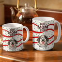 Pet Lovers, Pet Mom - Funny Pet Best Dog Cat Mom Ever - 3D Inflated Effect Printed Mug, Personalized White Edge-to-Edge Mug
