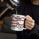 Pet Lovers, Pet Mom - Funny Pet Best Dog Cat Mom Ever - 3D Inflated Effect Printed Mug, Personalized White Edge-to-Edge Mug
