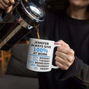 Gifts For Colleagues - Funny Colleague Always Give 100% At Work - Personalized Mug