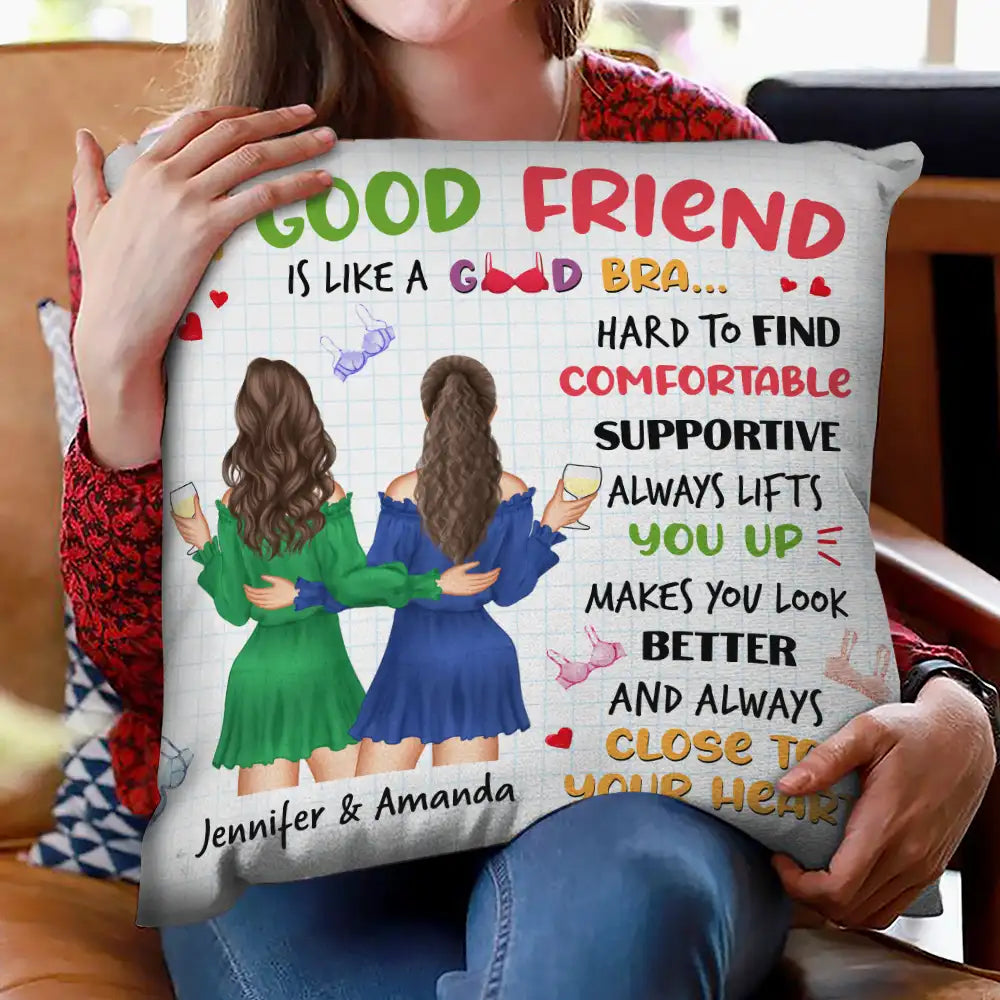 Makes You Look Better Besties - Personalized Pillow