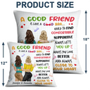 Makes You Look Better Besties - Personalized Pillow