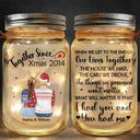 Gift For Couples - Couple When We Get To The End Of Our Lives - Personalized Mason Jar Light
