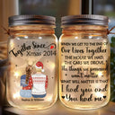 Gift For Couples - Couple When We Get To The End Of Our Lives - Personalized Mason Jar Light